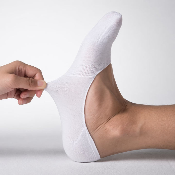 Ademende Lage Katoenen Antislip Sokken