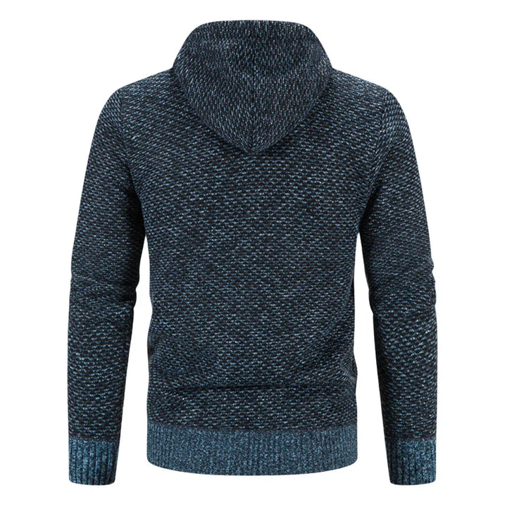 Heren Hoodie Casual Zip-Up Brei Cardigan