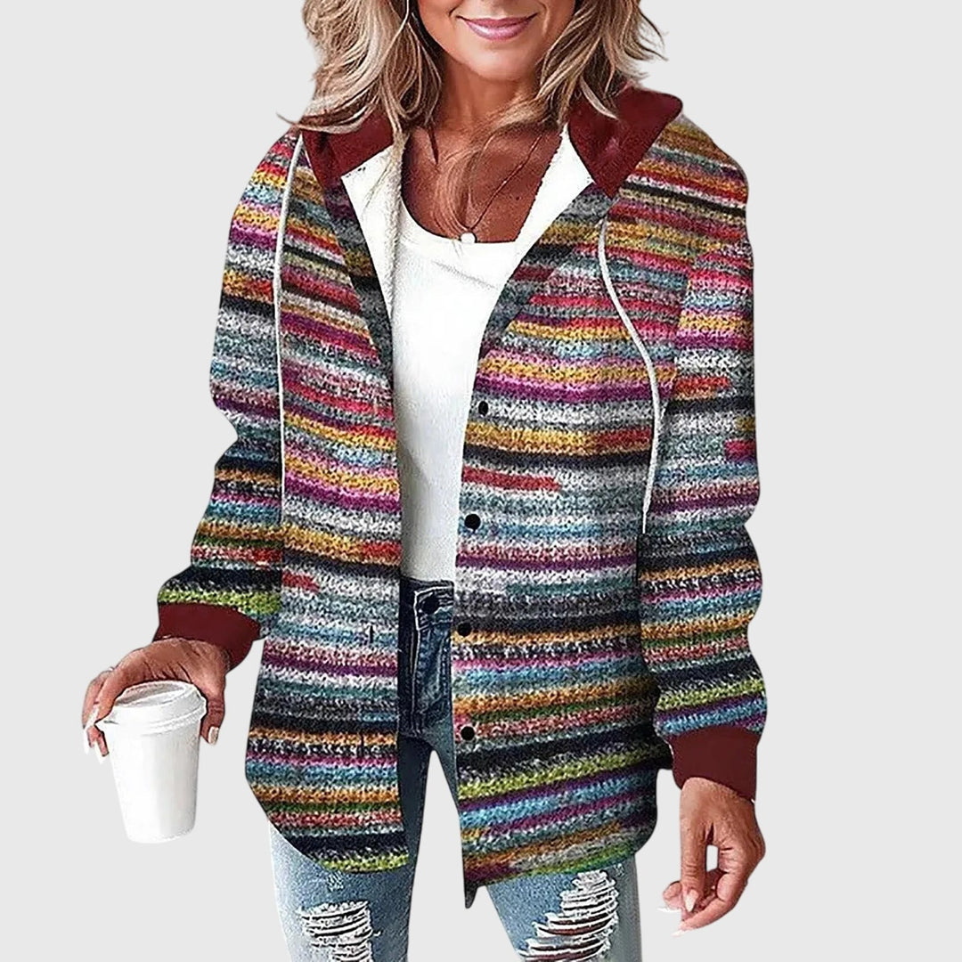 MORGAN – CASUAL GERUITE HOODIE SHIRT JACKET