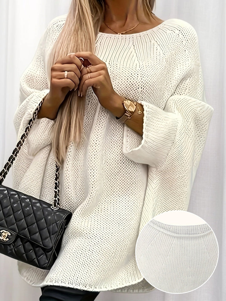 Natalie | Elegante Batwing Breipullover