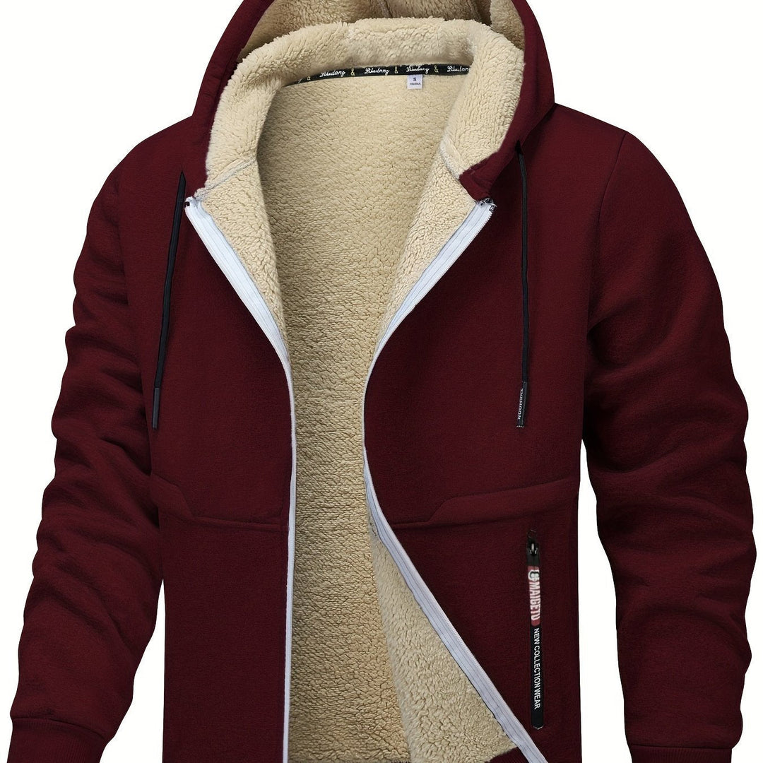 Russell | Gezellige Hooded Zip-Up Jast