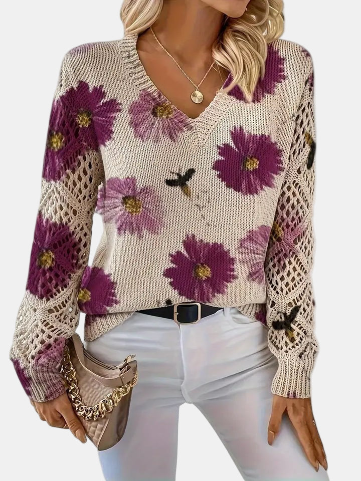 BRIANNA – BLOEIENDE CHIC BREISWEATER