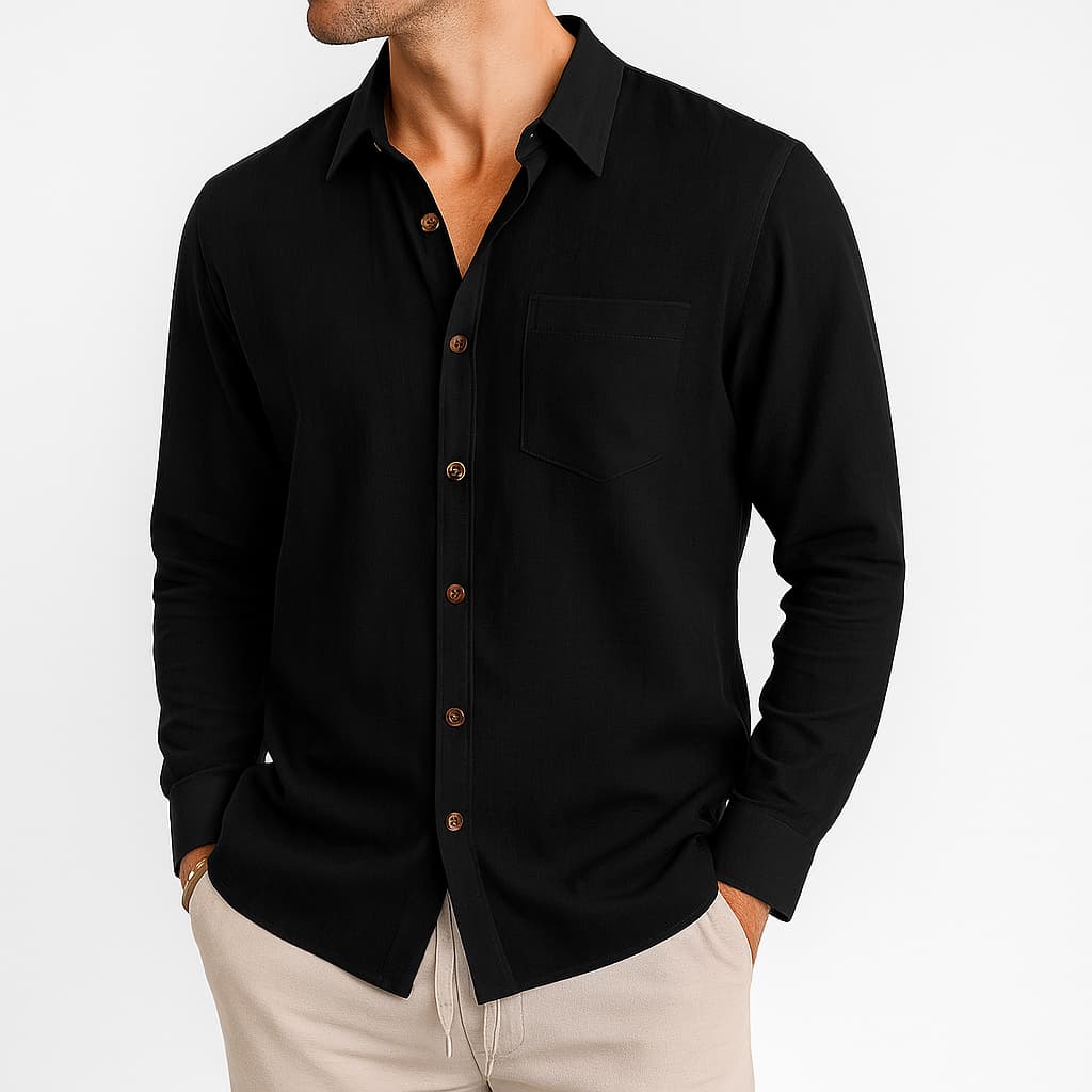 Beckett Linnen Pocket Shirt