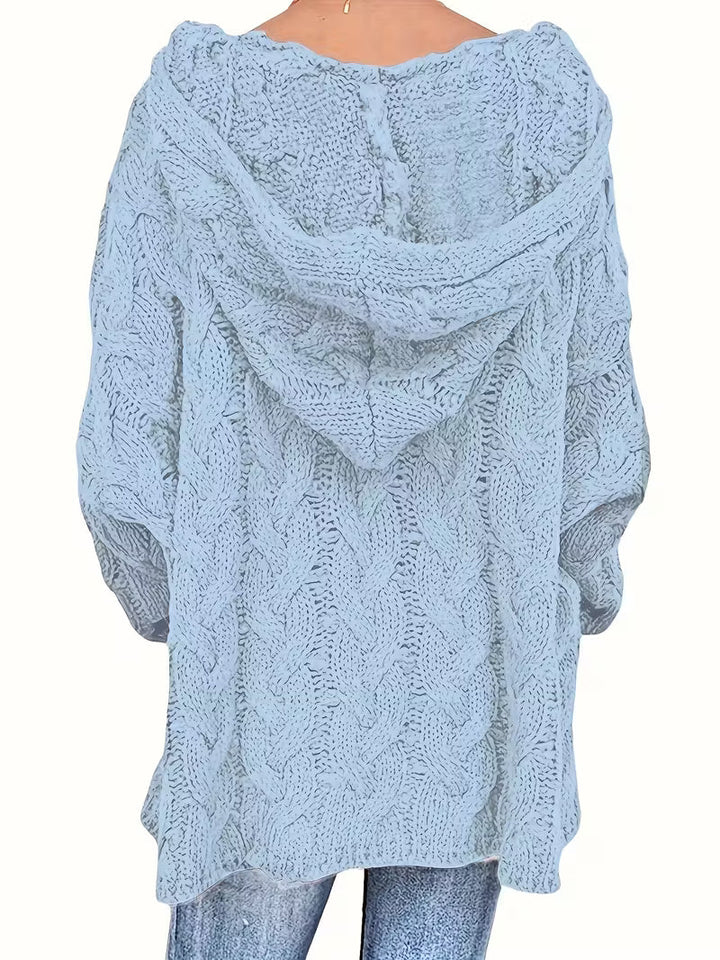 ISLA – CHUNKY BREI HOODED SWEATER