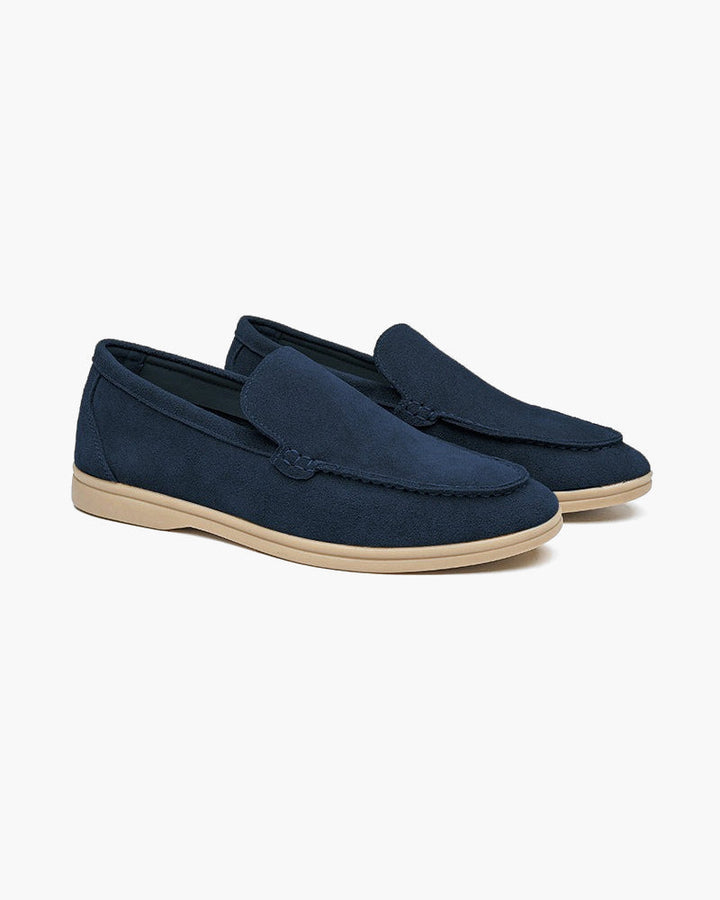 Luke | Old Money Style Heren Suède Loafer