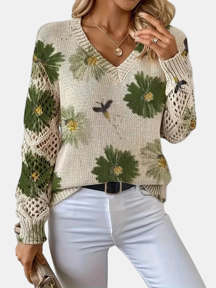 BRIANNA – BLOEIENDE CHIC BREISWEATER