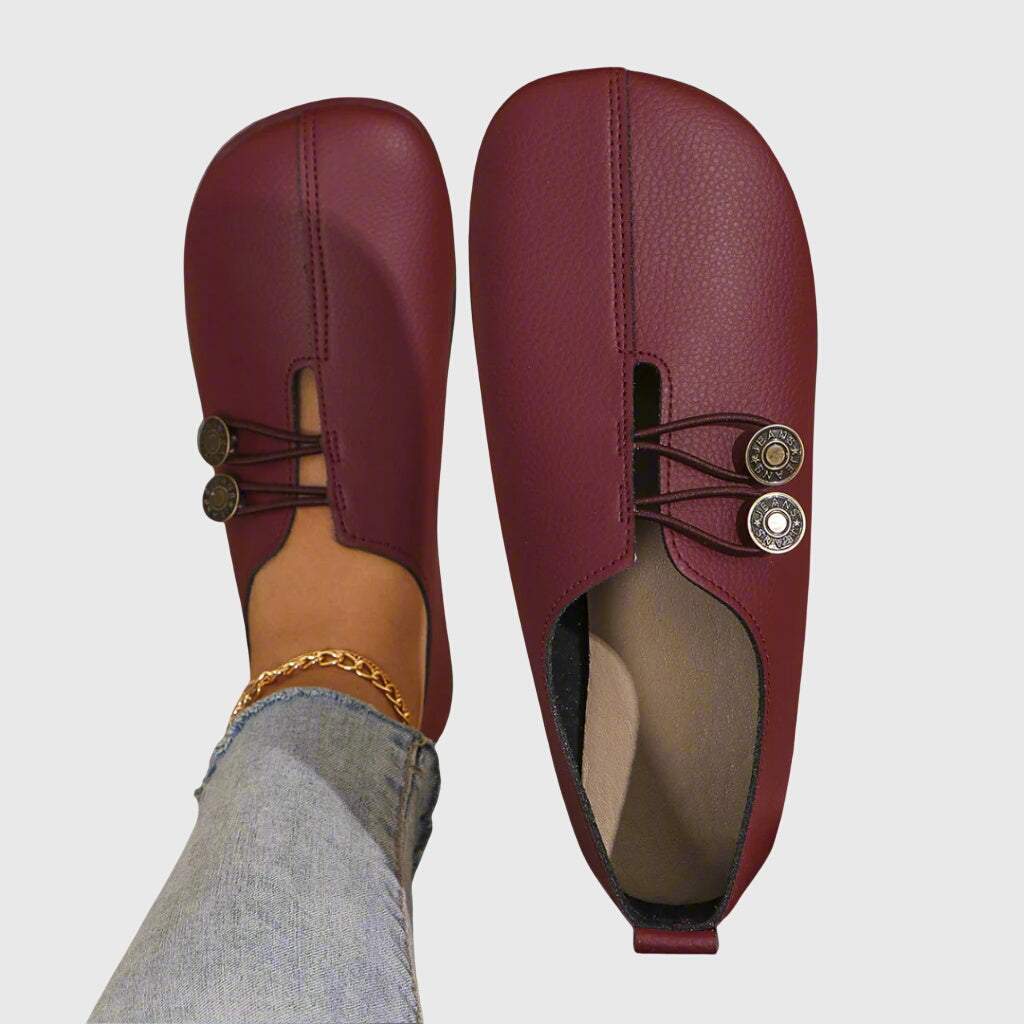 Andrea | Dames stijlvolle elegante comfortabele instap flats