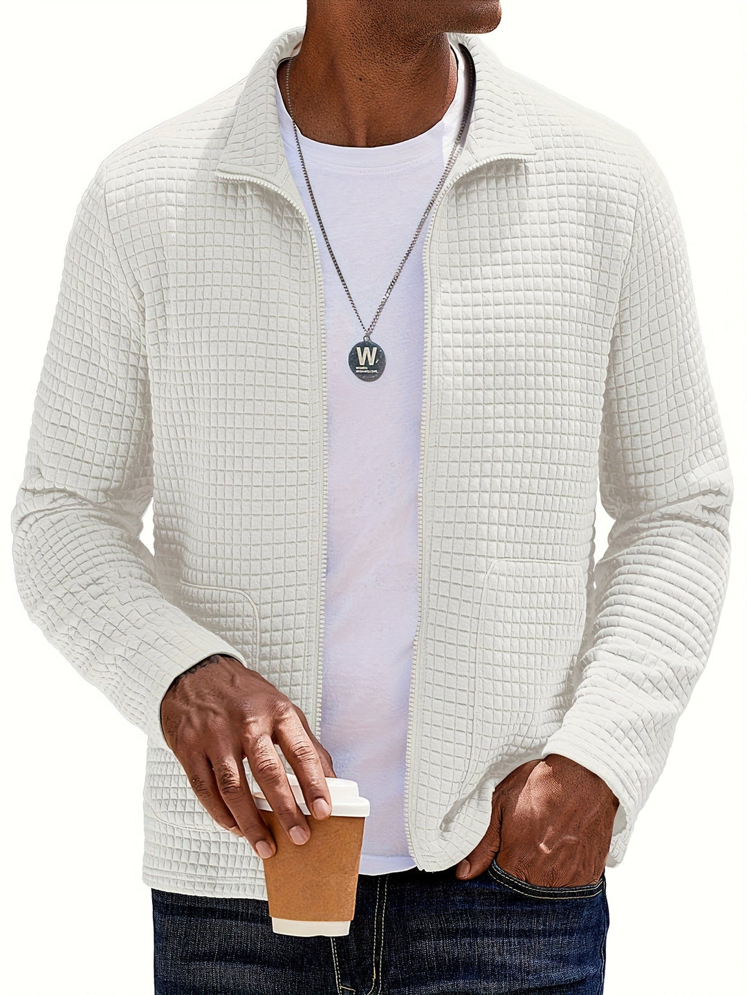 Hugo | Textured Zip-Up Jast