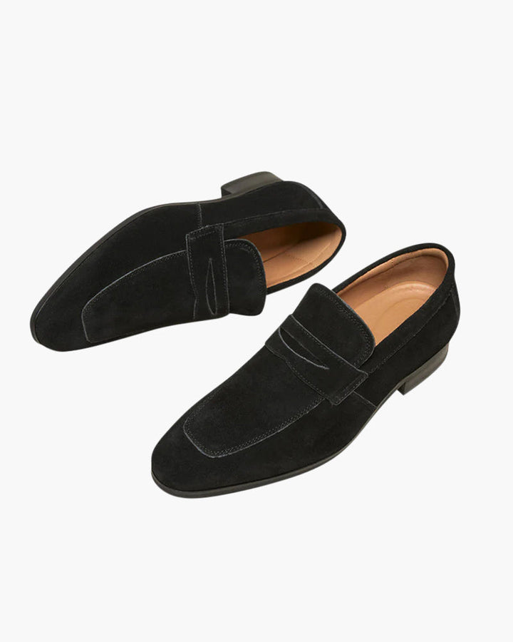 Julian | Old Money Casual Business Suède Loafer voor Mannen