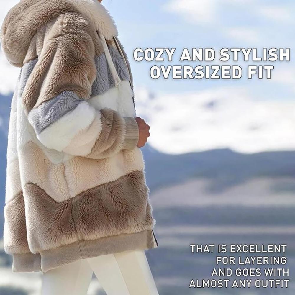 KAREN | Fluffy Warme Oversized Hoodie Jas