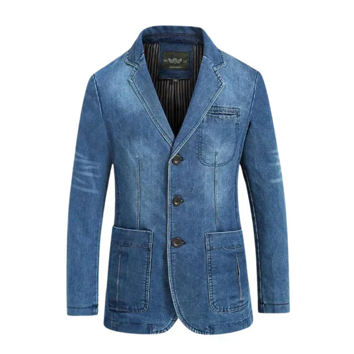 Blaine | Heren Klassieke Modieuze Blazer met Drie Knopen