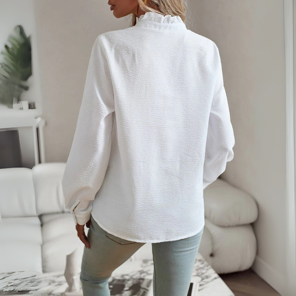 Elegante blouse met lange mouwen