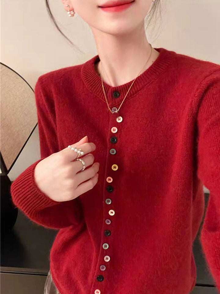 CANDY – FIJNE GAREN ACCENT CARDIGAN