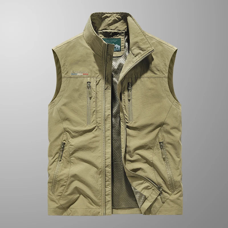 heren vest met meerdere zakken