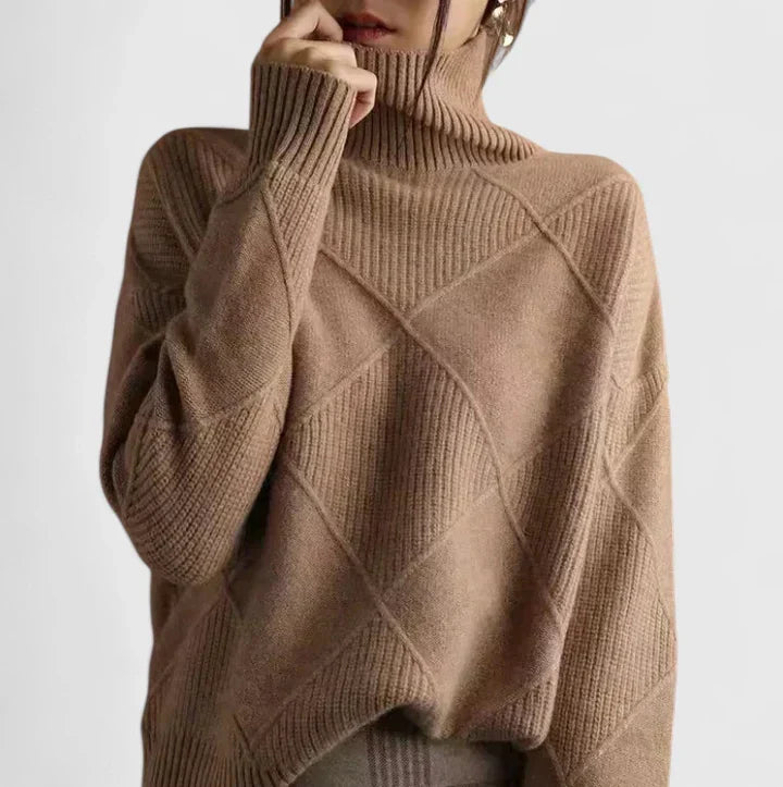 WILMA – GEZELLIGE TURTLENECK BREI TRUI