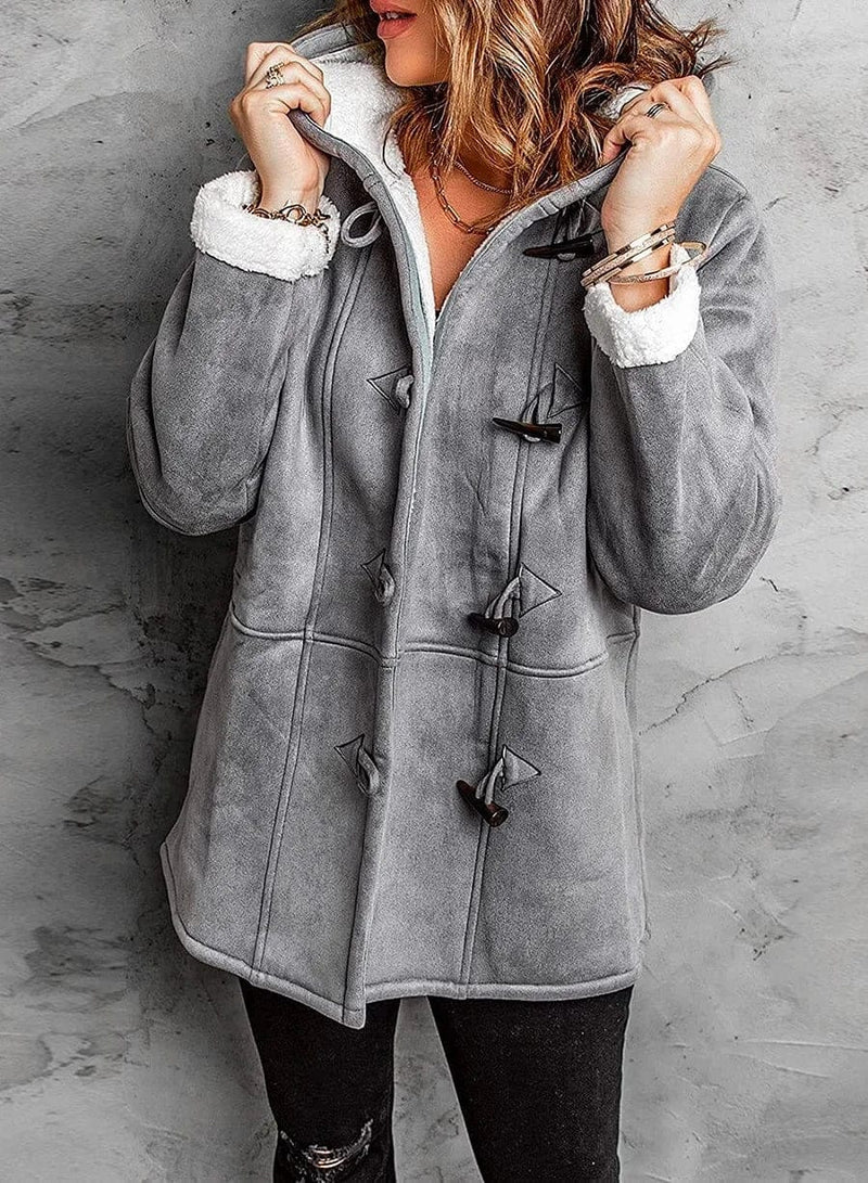 HERFST – GEZELLIGE TOGGLE HOOD JAS