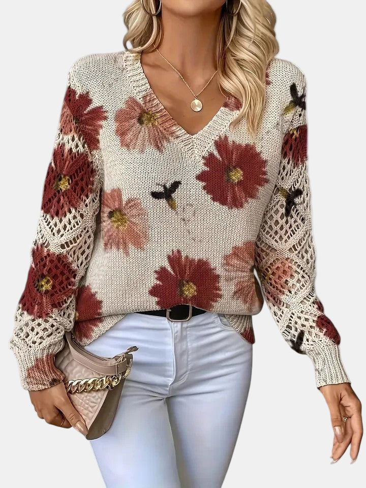 BRIANNA – BLOEIENDE CHIC BREISWEATER