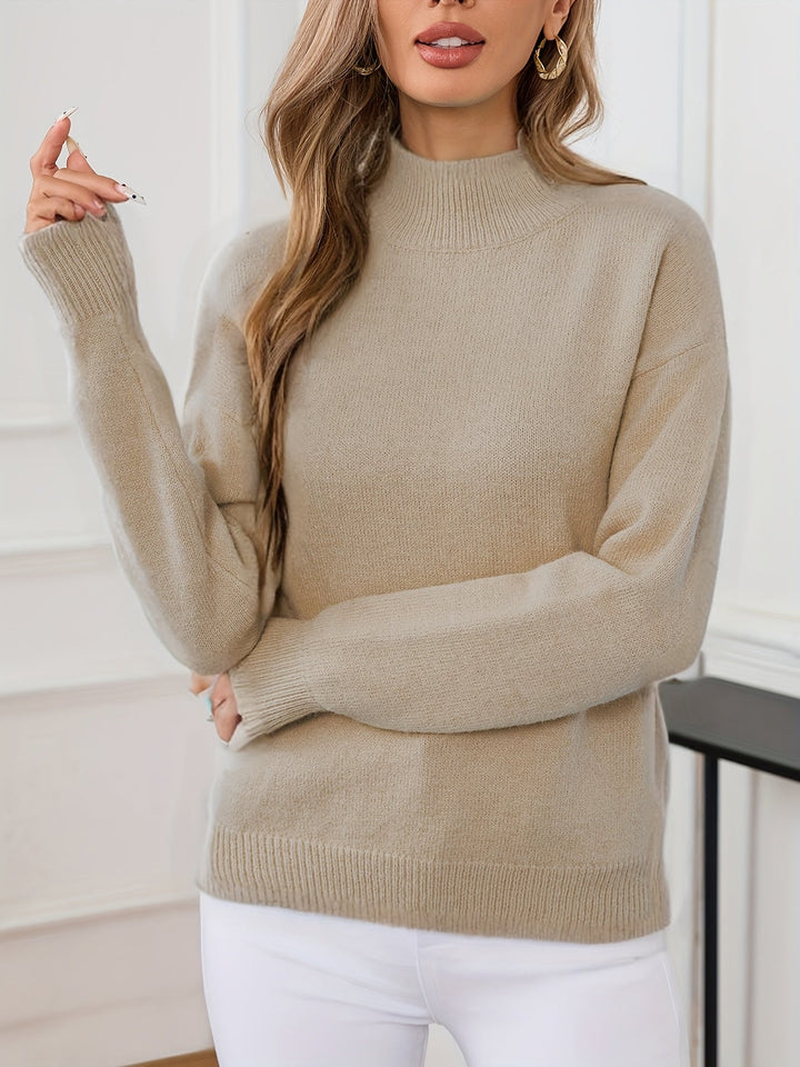 Lorelei | Verfijnde Mock Neck Trui