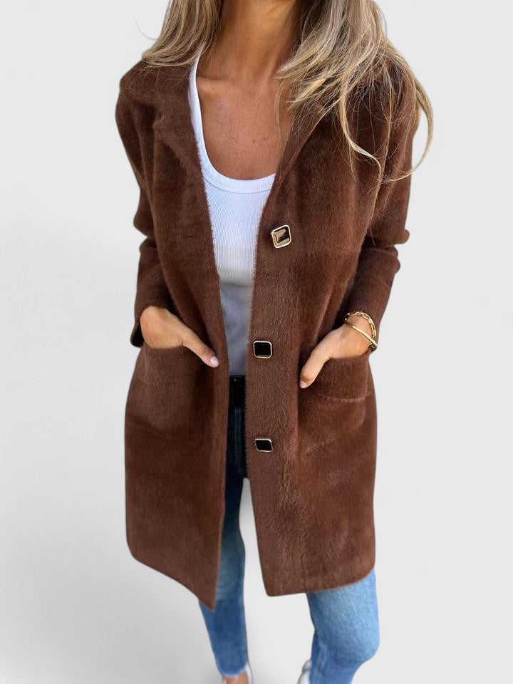 NICOLE – ZACHTE LANGE COATIGAN