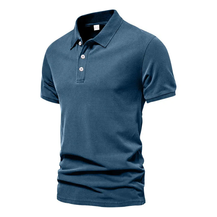 Laluna® | Herenpoloshirt met polokraag en knoopsluiting