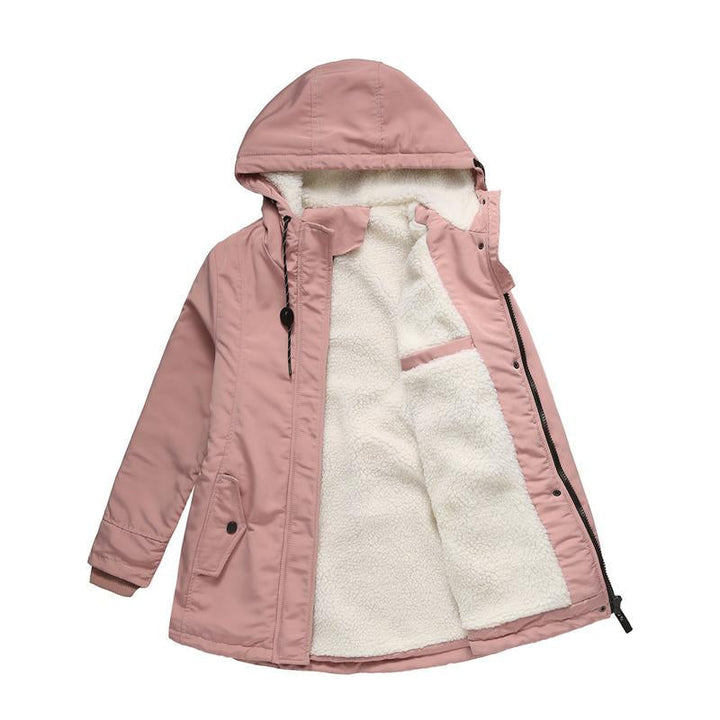 AMINA - Geïsoleerde winterjas met capuchon en gestikt voering voor ultiem warmtecomfort