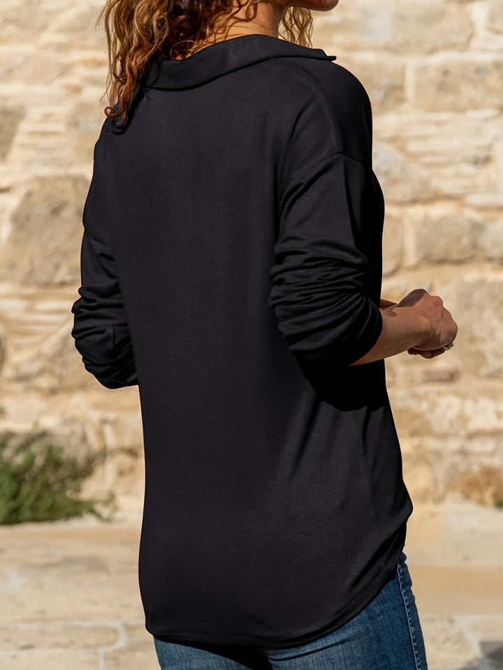 DIANA – CASUAL ZIP KRAAG TOP