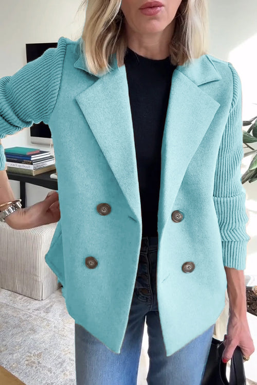 CHLOE – MODERN BREI-MOUW BLAZER