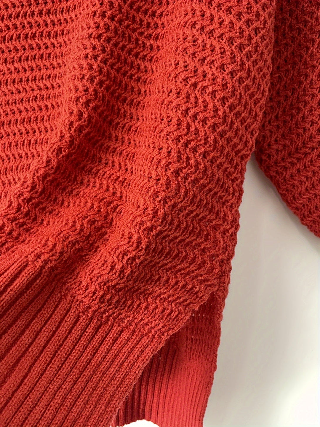 Evangeline | Textured High-Low Sweater