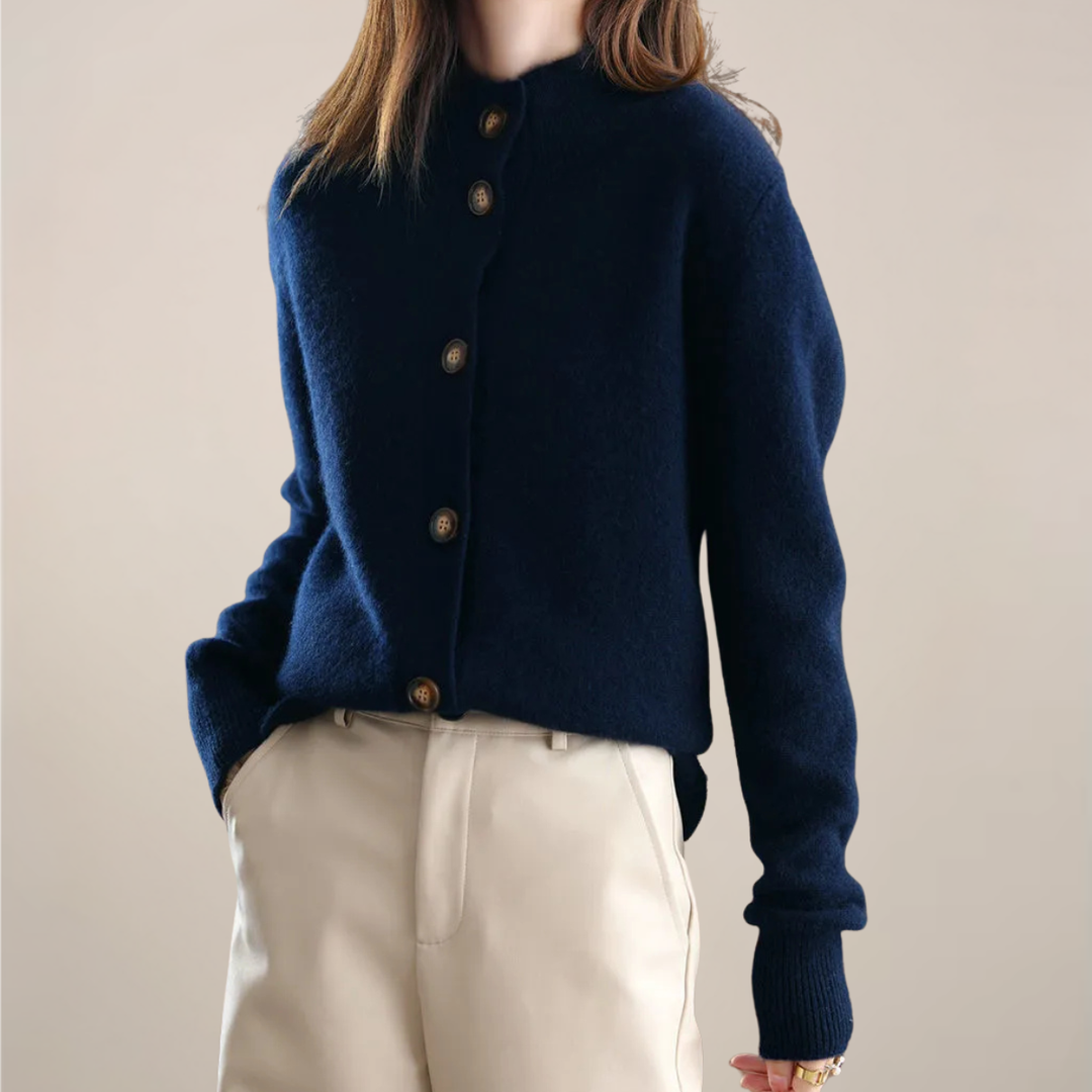 Nicole | Dames Lente Vest met Kraag en Knopen