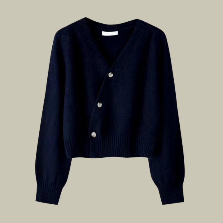 Journey | Dames Gezellige V-Hals Gebreide Cardigan met Knopen