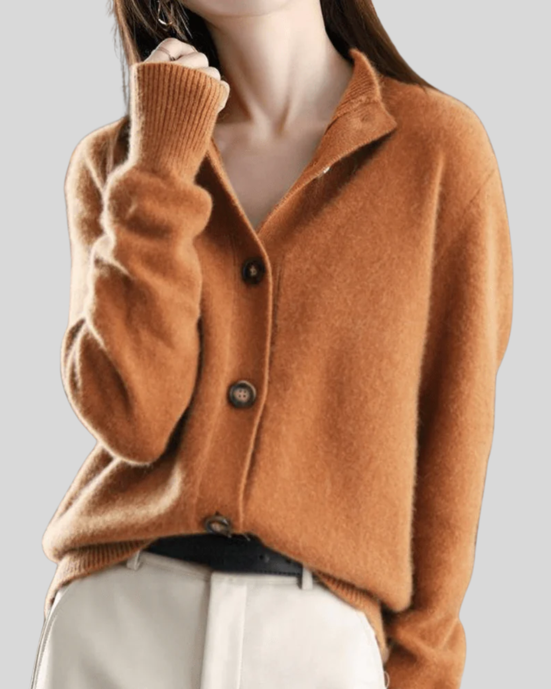 AMY – KLASSIEKE KNOPENCARDIGAN