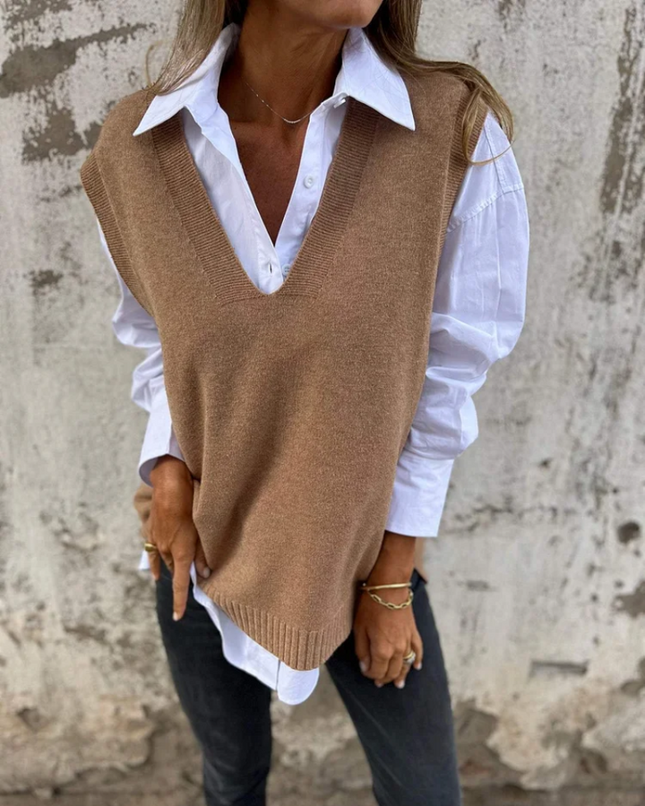 NUSA - Premium Gebreide Sweater Vest
