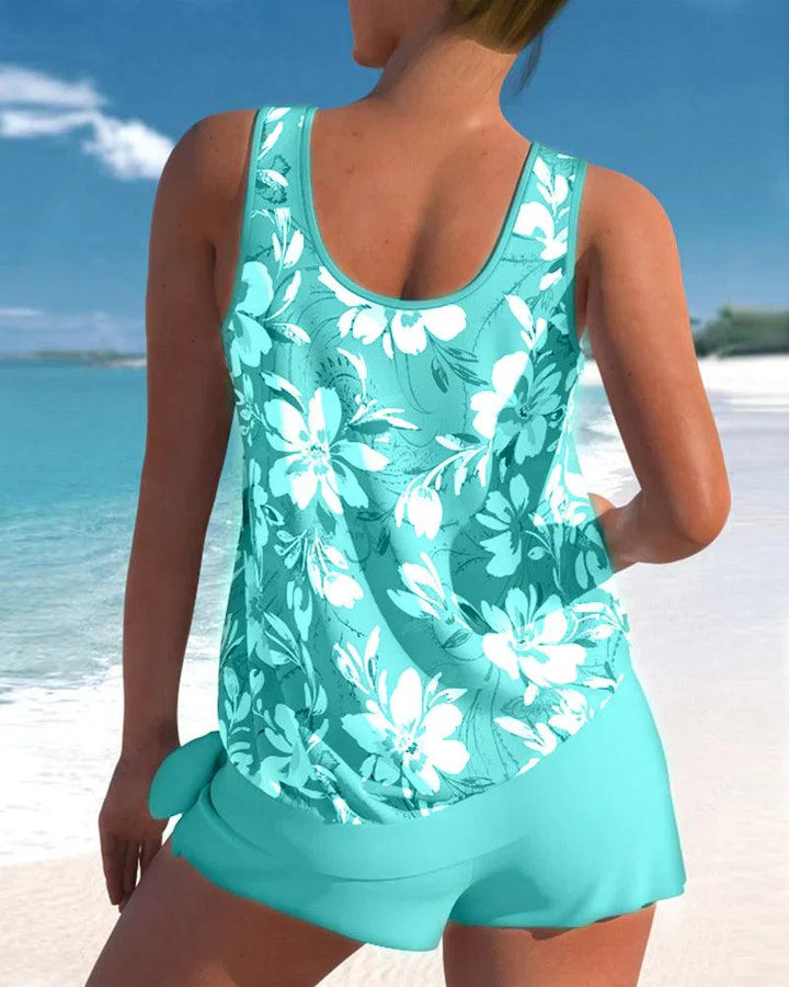 Tankiniset met Bloemenprint voor Dames