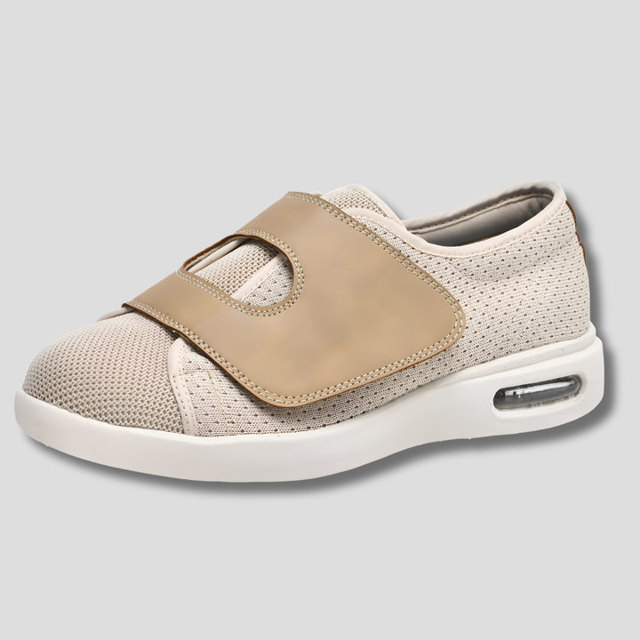 Brede diabetische schoenen voor gezwollen voeten