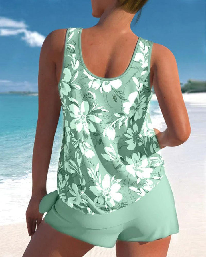Tankiniset met Bloemenprint voor Dames