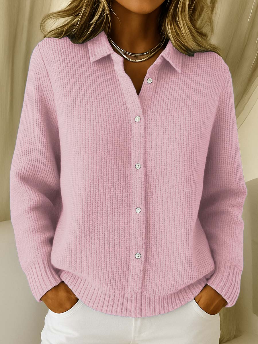 SOPHIA - COZY ELEGANCE BUTTON-UP TRUI