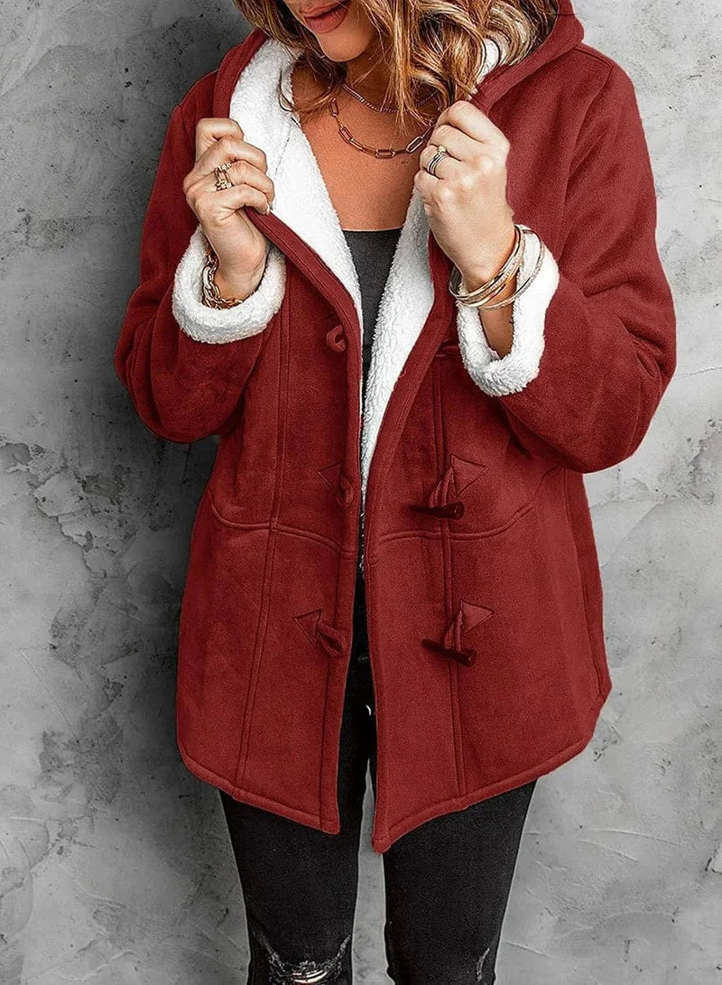 HERFST – GEZELLIGE TOGGLE HOOD JAS