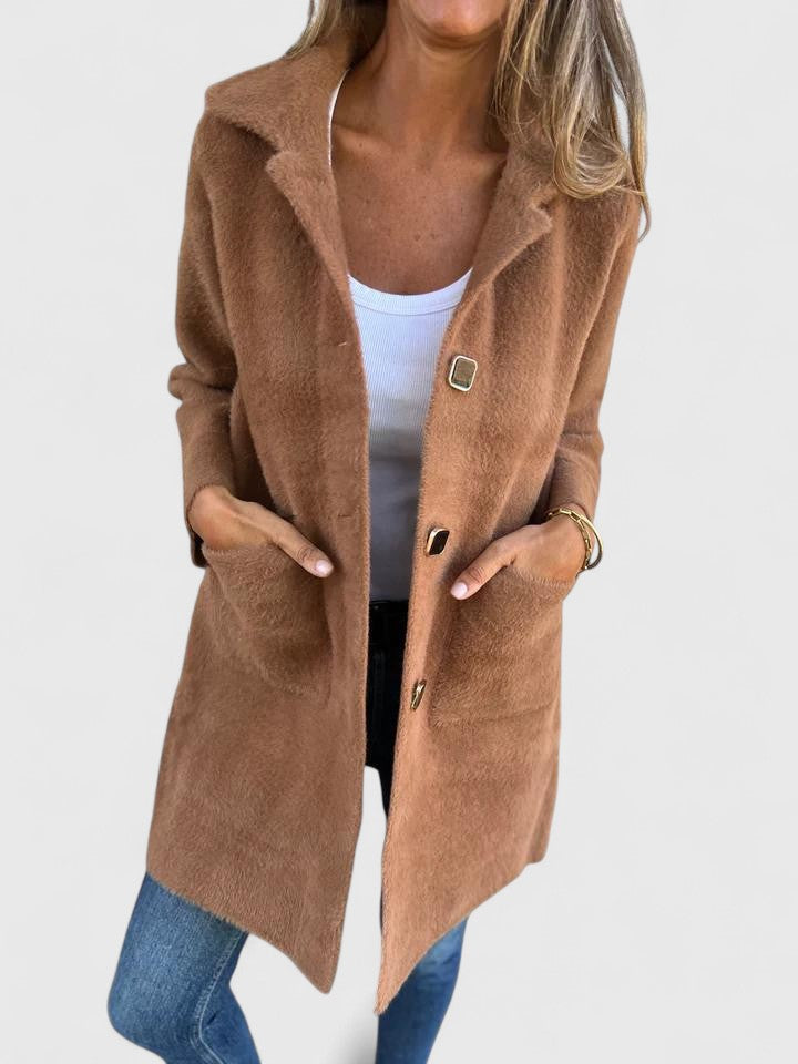 NICOLE – ZACHTE LANGE COATIGAN