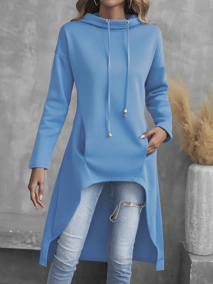 Tabitha | High-Low Trekkoord Hoodie