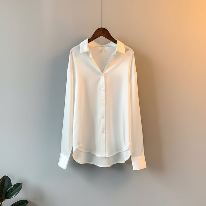 Elegante dames blouse met lange mouwen
