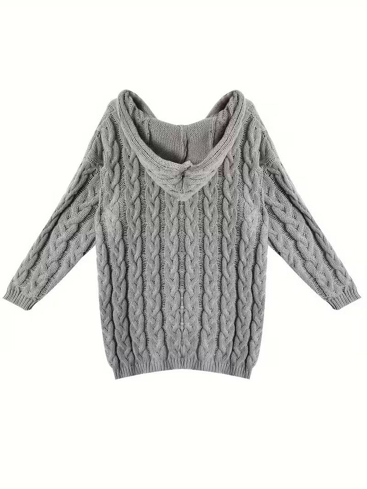 ISLA – CHUNKY BREI HOODED SWEATER