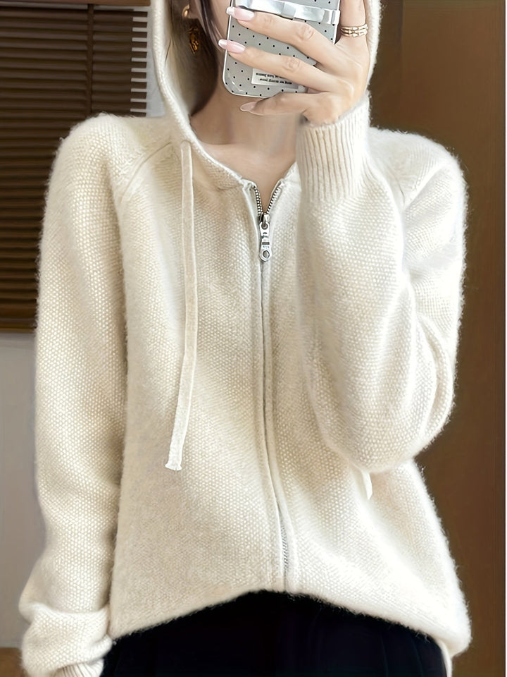 Bianca | Hoodie Cardigan met Rits