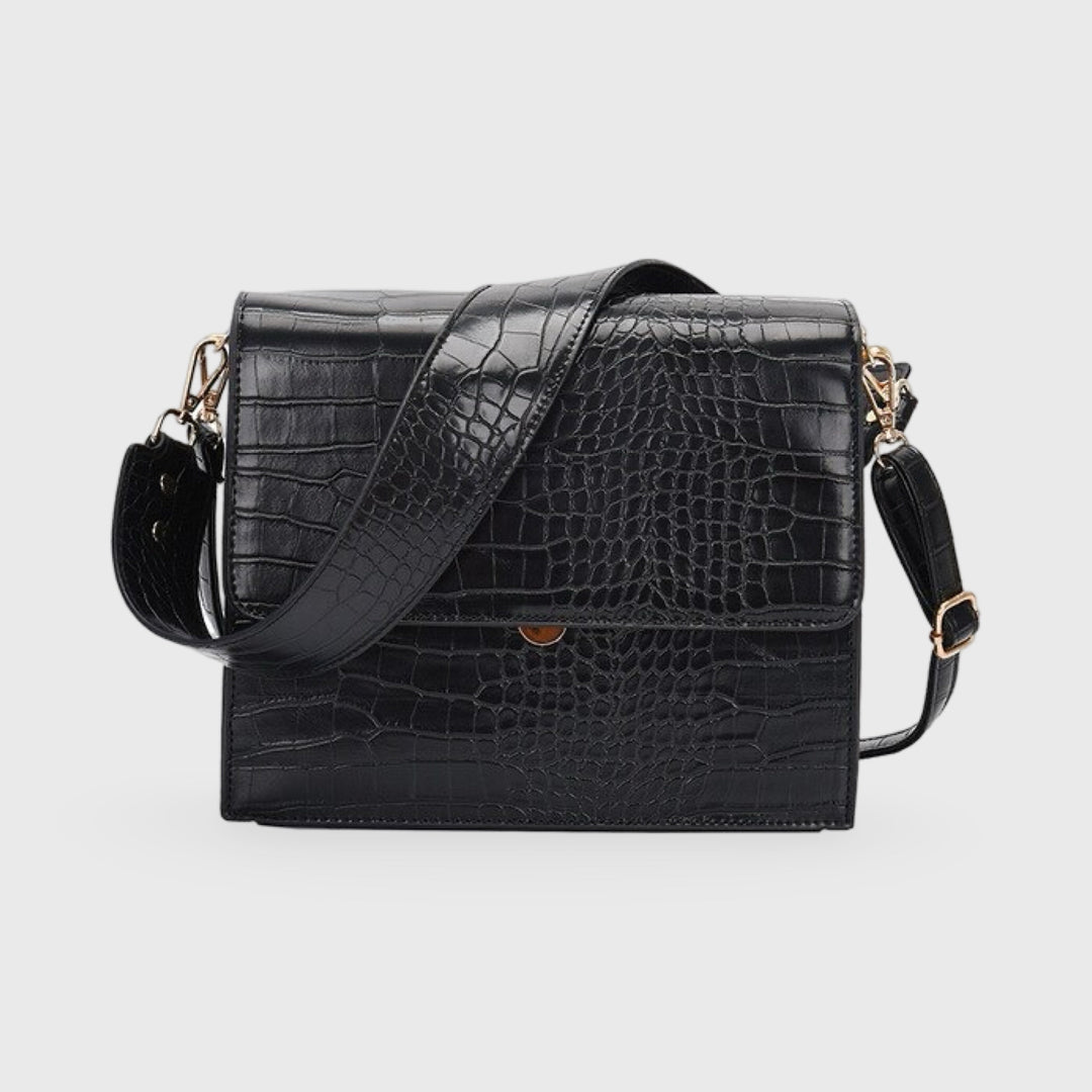 Diek | Compacte Croc Schoudertas - Crossbody