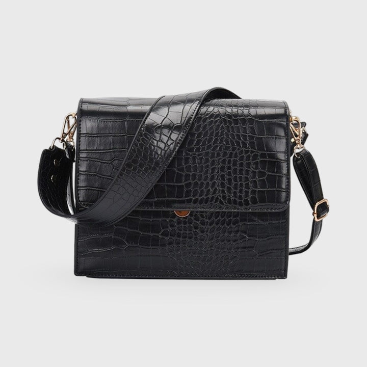 Diek | Compacte Croc Schoudertas - Crossbody