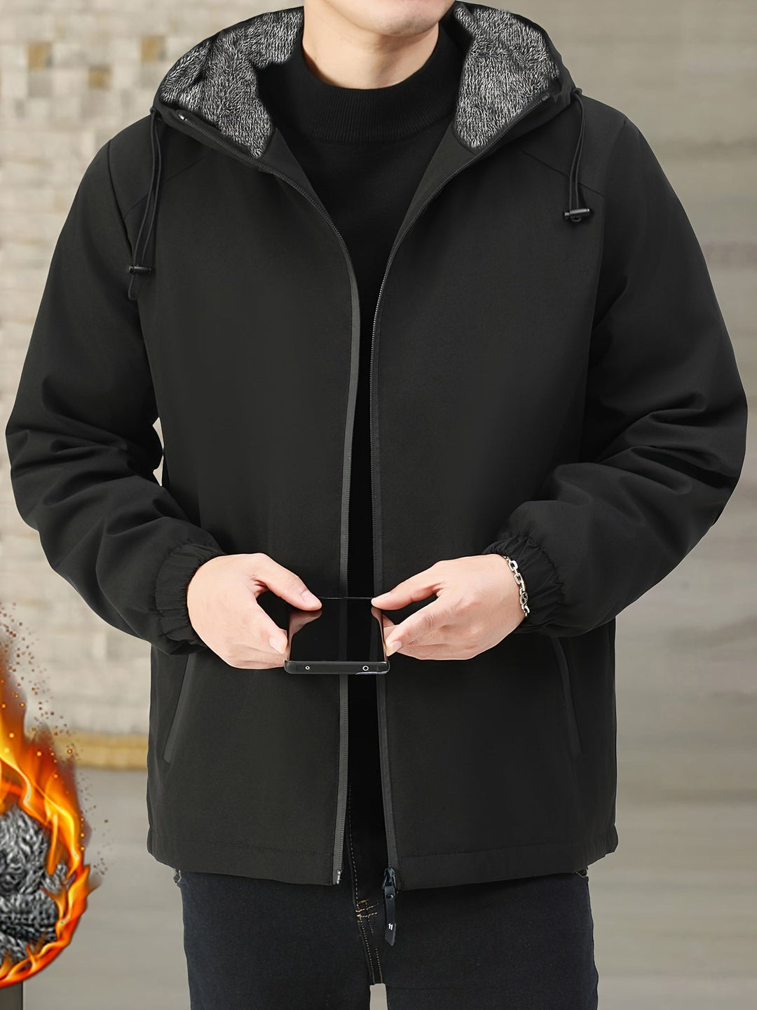 Victor | Cozy Fleece-Lined Hooded Jast
