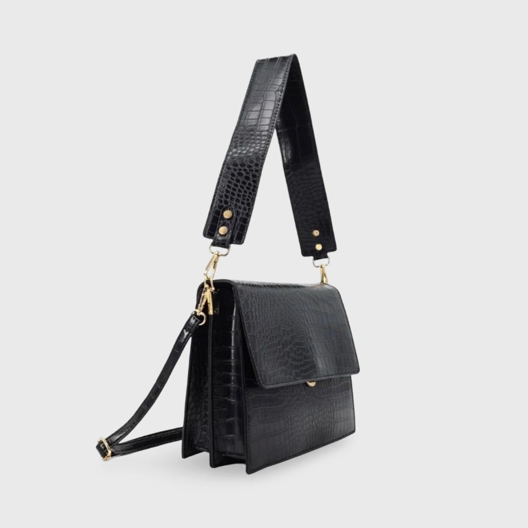 Diek | Compacte Croc Schoudertas - Crossbody