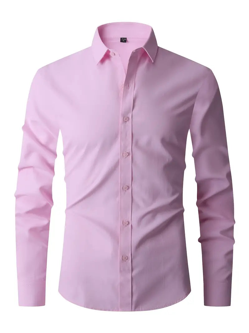 Oliver | Heren Slim Fit Overhemd met Knoopsluiting