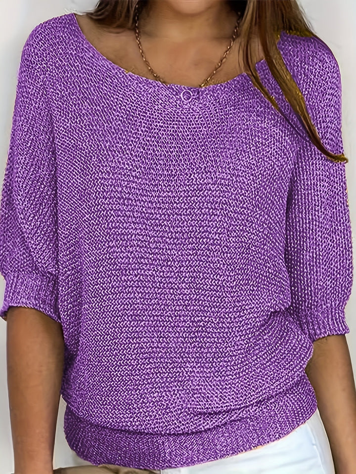 Lena | Relaxed Open-Knit Trui