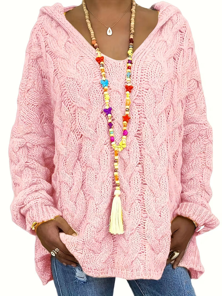 ISLA – CHUNKY BREI HOODED SWEATER