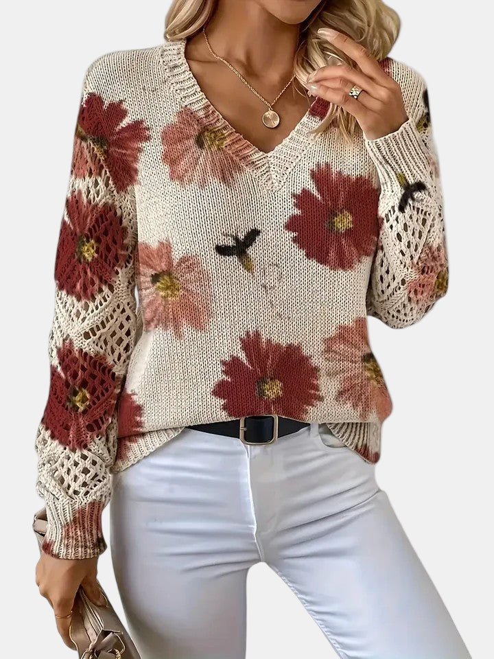 BRIANNA – BLOEIENDE CHIC BREISWEATER